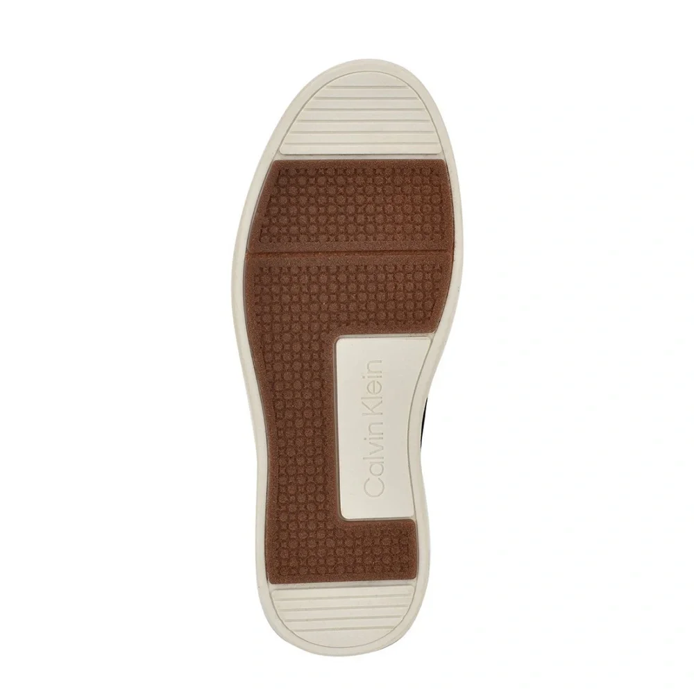 Calvin Klein Men's Januse Casual Boat Shoe- Light Gray- Size 10